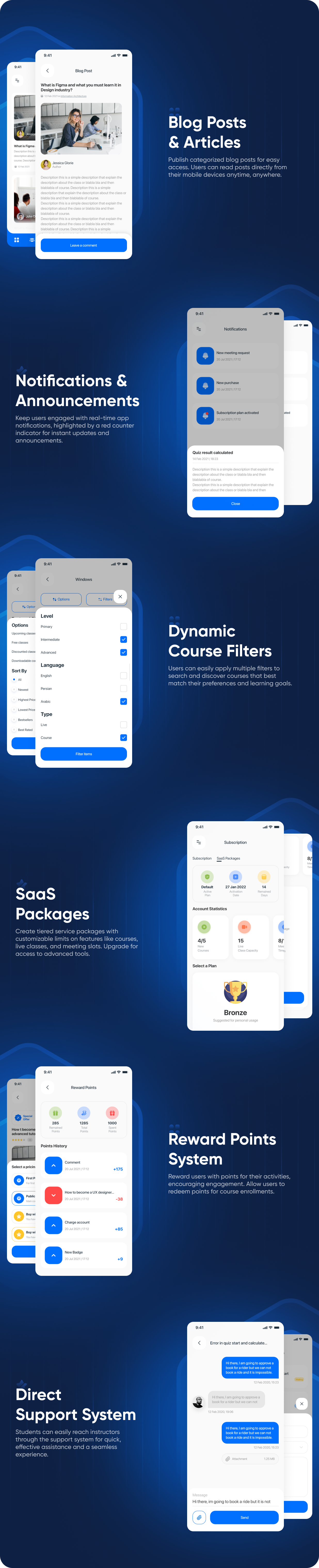 Rocket LMS Flutter Mobile App - Learning Management System for Android and iOS