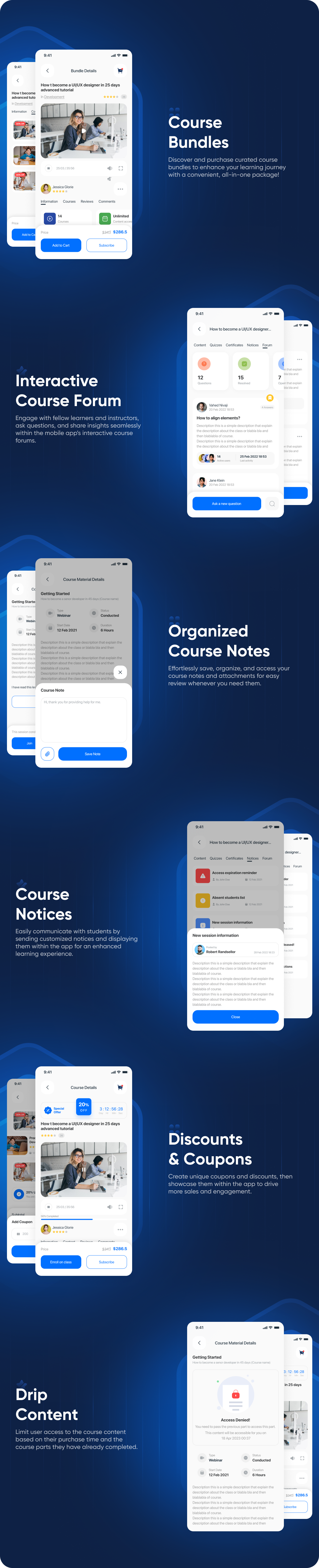 Rocket LMS Flutter Mobile App - Learning Management System for Android and iOS